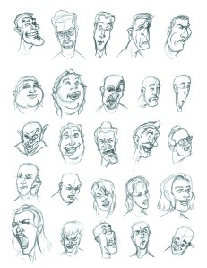 Faces from Facial Expressions Book 01